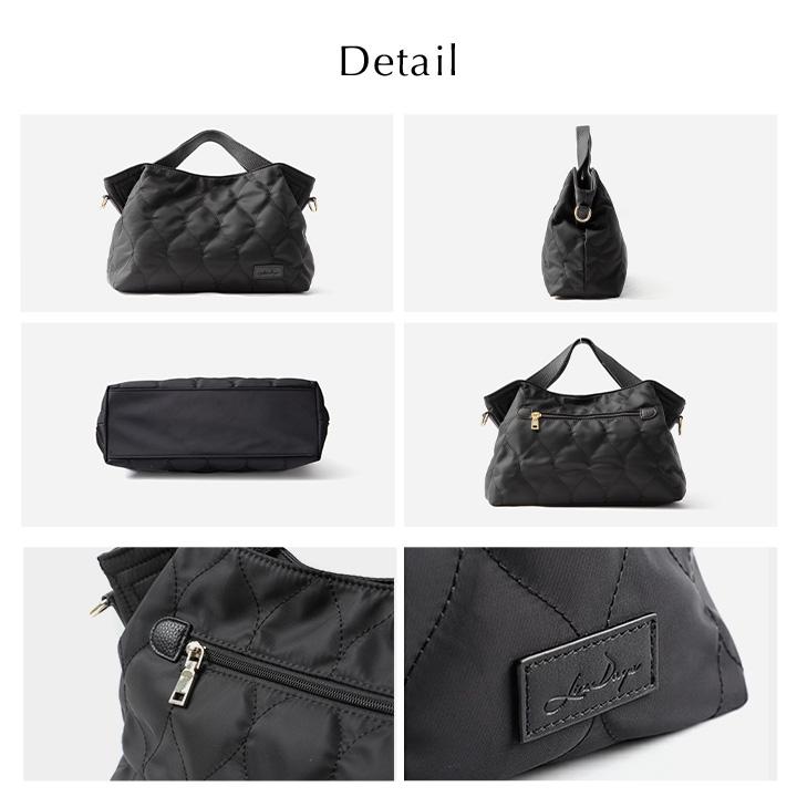 LIZDAYS 【映画・ドラマ使用】トートバッグ レディース 大きめ B5 軽量 ナイロン 撥水 ショルダーバッグ 斜め掛け 2way バッグ 可愛い 上品 セール - 画像 (4)