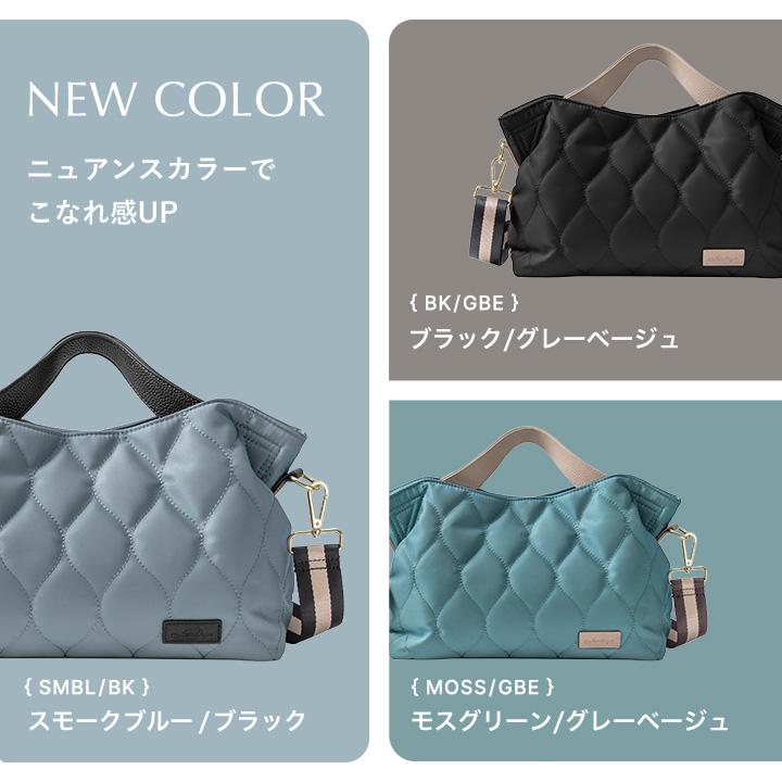 LIZDAYS 【映画・ドラマ使用】トートバッグ レディース 大きめ B5 軽量 ナイロン 撥水 ショルダーバッグ 斜め掛け 2way バッグ 可愛い 上品 セール - 画像 (9)