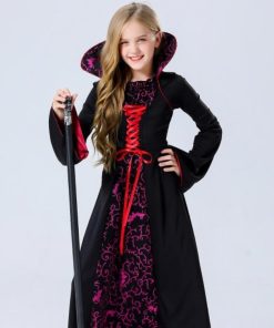 悪魔 巫女 ハロウィン キッズ 魔女 ヴァンパイア ホラー 子供 バンパイア 女王様 法師 コスチューム 大人用 衣装 ガールズ ハンター ハロウィ