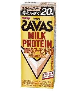 【ポイント8倍】◆明治 ザバス MILK PROTEIN 脂肪0 アーモンド風味 200ml