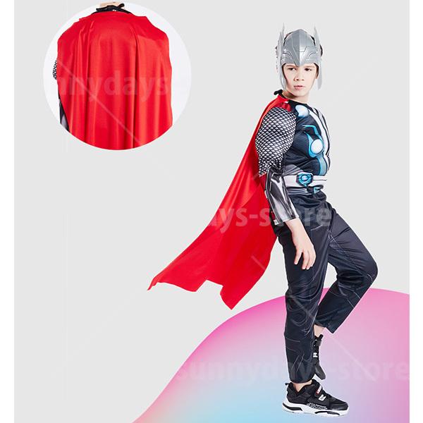 マイティ ソー コスプレ 衣装 マスク 付き Thor ハロウィン 仮装 子供 男 キッズ 男の子 アベンジャーズ 風 クリスマス ハロウィーン コスチューム 服 - 画像 (5)