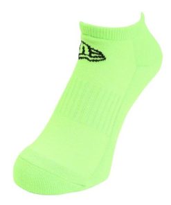 NEW ERA ニューエラ（NEW ERA）（メンズ、レディース）ソックス ショート 3足組 ブラック ネオンオレンジ ネオングリーン 14518170