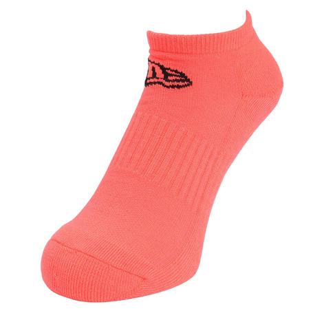 NEW ERA ニューエラ(NEW ERA)(メンズ、レディース)ソックス ショート 3足組 ブラック ネオンオレンジ ネオングリーン 14518170 - 画像 (9)