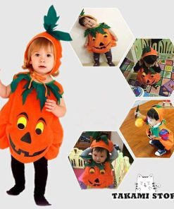かぼちゃ パンプキン  キッズ ベビー コスプレ衣装 女の子 男の子 子供用 仮装 ダンス衣装 コスプレ コスチューム 子供