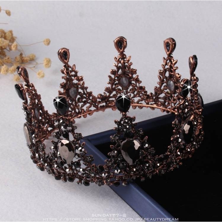 ウェディングティアラ ネックレス/イヤリング ブライダル ティアラ クリスタル ウエディング パーティー ジュエリー ブライダル小物 結婚式 - 画像 (3)