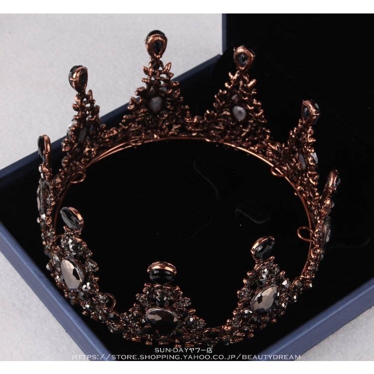 ウェディングティアラ ネックレス/イヤリング ブライダル ティアラ クリスタル ウエディング パーティー ジュエリー ブライダル小物 結婚式 - 画像 (6)