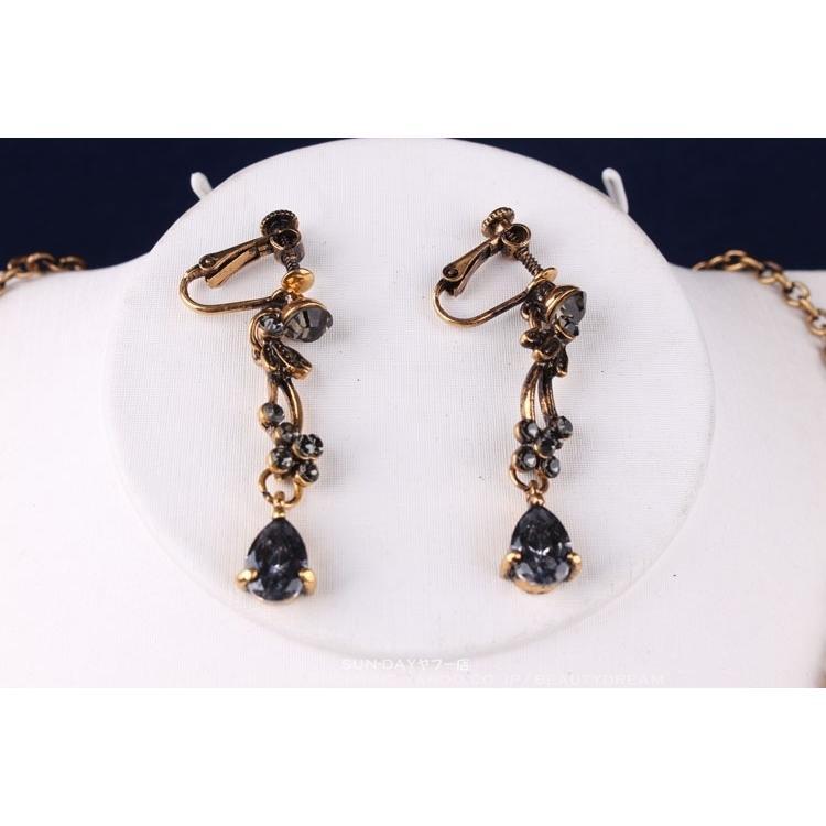 ウェディングティアラ ネックレス/イヤリング ブライダル ティアラ クリスタル ウエディング パーティー ジュエリー ブライダル小物 結婚式 - 画像 (8)