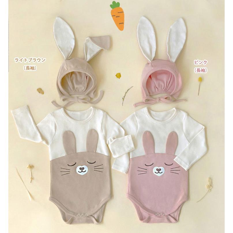 ベビー服 ロンパース かわいい ウサギ耳付き ハロウィン 衣装 兎 子供 コスプレ 部屋着 ハロウィン衣装 カバーオール 仮装 - 画像 (4)