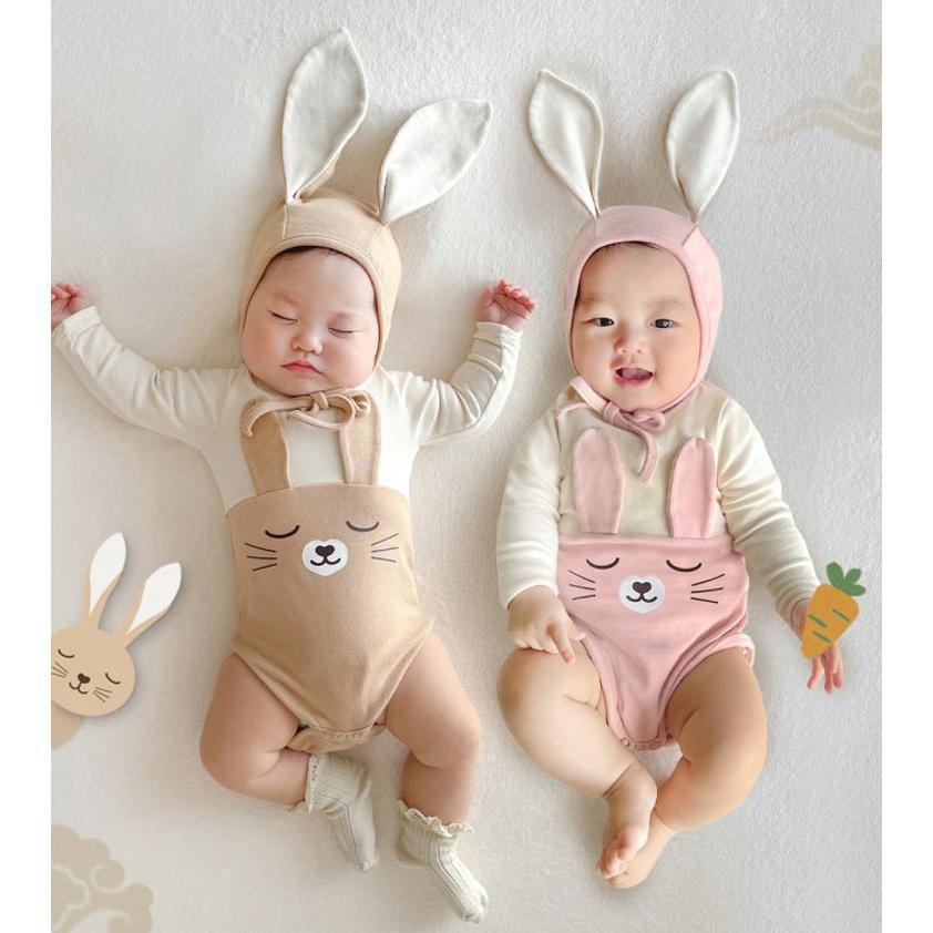 ベビー服 ロンパース かわいい ウサギ耳付き ハロウィン 衣装 兎 子供 コスプレ 部屋着 ハロウィン衣装 カバーオール 仮装 - 画像 (5)