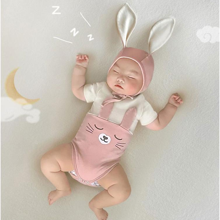 ベビー服 ロンパース かわいい ウサギ耳付き ハロウィン 衣装 兎 子供 コスプレ 部屋着 ハロウィン衣装 カバーオール 仮装 - 画像 (7)