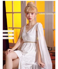 ハロウィン レディース コスプレ 仮装 女神 ギリシャ ギリシャ神話 ハロウィン衣装 大人 大人cosplay コスチューム ハロウィン仮装 ホワイト 服パーティー イベ