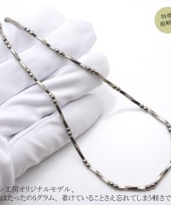 マジック チタン ネックレス SQUARE MAGIC-X6 41cm メンズ レディース 金属アレルギー 対応