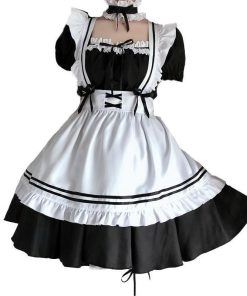 【特価】ハロウィン衣装 メイド服 コスプレ 魔女 メイド コスチューム 女王 巫女 仮装 ロングワンピース3点セット レディース ドレス レース 可愛い