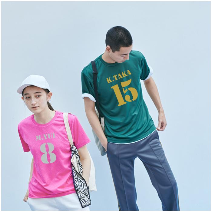 glimmer オーダーメイド 前プリント 半袖ドライTシャツ 6L 7L 背番号 速乾 4.4オンス ラッピング資材同梱可 グリマー 00300 メール便可K2R1 - 画像 (4)