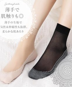 シースルーソックス 靴下 10足セット ストッキング ショート くつ下 ソックス 夏用 女性 婦人 透け レディース かわいい 大人 可愛い おしゃれ 女子力 薄手