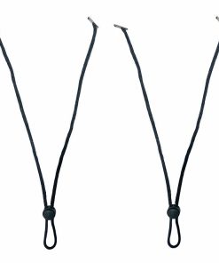 Drection 帽子用あごひも  差し込み式２本セット ゴム ハットストラップ ハットキーパー 後付けあご紐 風飛び防止 帽子ストラップ