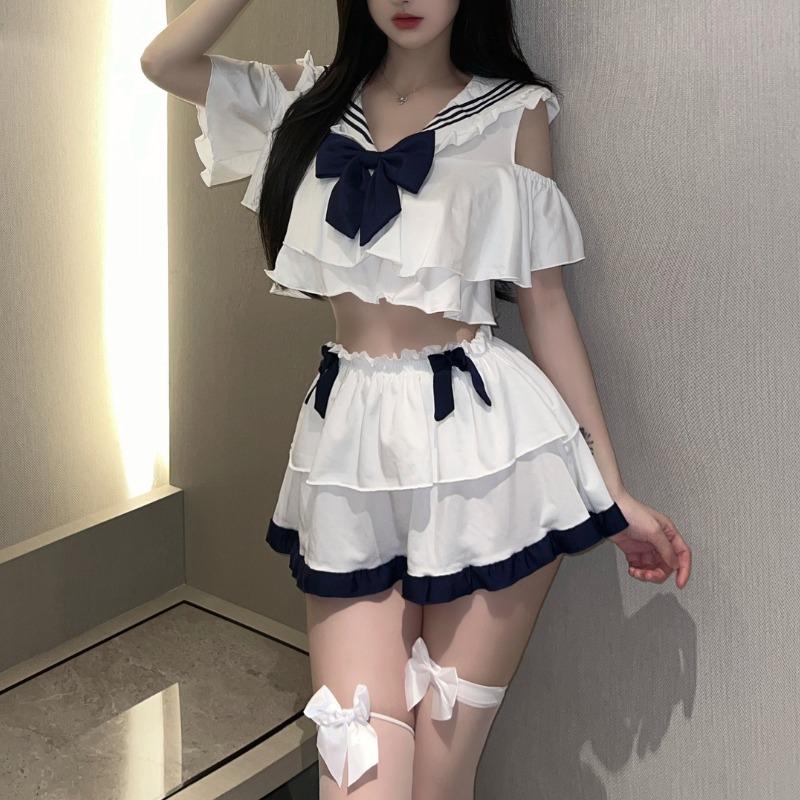 セーラー服 コスプレ 半袖 夏服 制服 女子制服 学生服 上下セット JK 女子高生 女子校生 高校生 制服女子