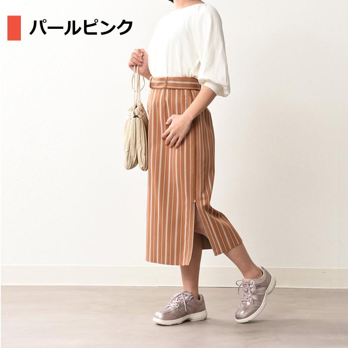 DUNLOP REFINED ウォーキングシューズ レディース スニーカー 軽量 幅広 ダンロップ リファインド DC1509 ひも 靴 ファスナー付き 4e ワイド クッション - 画像 (9)