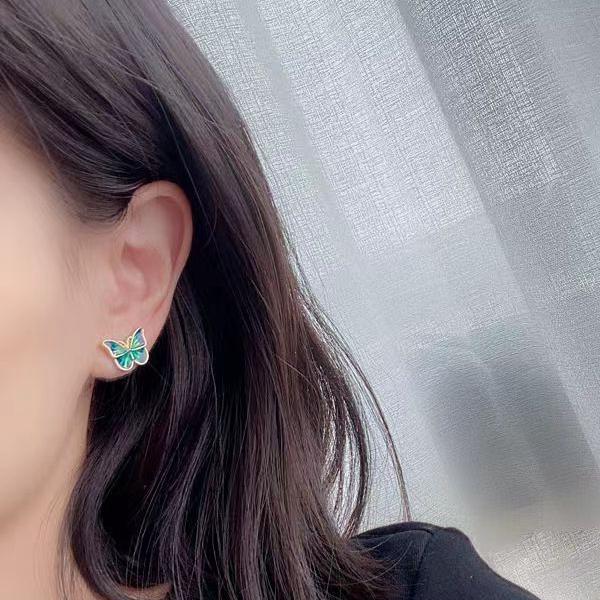 蝶 バタフライ ピアス レディース チョウ ちょうちょう