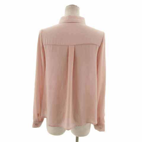 マーキュリーリュクス MercuryLUX シャツ プリーツ 長袖 透け感 ピンクベージュ 1 レディース - 画像 (6)