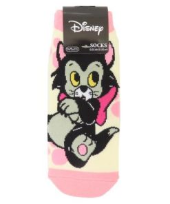 女性用靴下 レディースソックス ピノキオ フィガロ 肉球 ディズニー スモールプラネット キャラックス 大人向け キャラクター