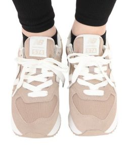 New Balance ニューバランス(new balance)(レディース)スニーカー 574+ WL574Z SM B ベージュ スポーツ カジュアル シューズ タウン 通勤 日常履き 厚底