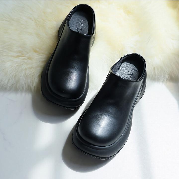 VIVIAN サンダル レディース サボ 厚底 スリッポン スリッパ つっかけ ブラック 黒 ブラウン キャメル スエード V3490AL ZOZO 靴下 ブーツ - 画像 (4)