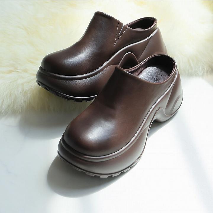 VIVIAN サンダル レディース サボ 厚底 スリッポン スリッパ つっかけ ブラック 黒 ブラウン キャメル スエード V3490AL ZOZO 靴下 ブーツ - 画像 (5)