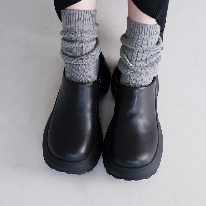 VIVIAN サンダル レディース サボ 厚底 スリッポン スリッパ つっかけ ブラック 黒 ブラウン キャメル スエード V3490AL ZOZO 靴下 ブーツ - 画像 (8)