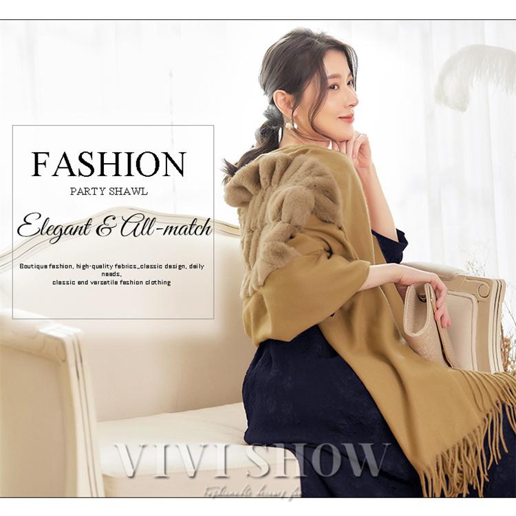 ボレロ 結婚式 ストール ショール フォーマル ドレス 羽織物 カーディガン パーティードレス 二次会 ワンピース 披露宴 お呼ばれ 上品 - 画像 (6)