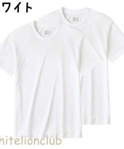 BODY WILD グンゼ ボディワイルド クルーネックTシャツ 半袖 2枚組 抗菌防臭 M/L/LL | 綿100％ 脇縫いなし メンズ 綿 Tシャツ 下着 肌着 インナー BW5023C GUNZE BODYWILD