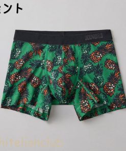 BODY WILD グンゼ ボディワイルド ボクサーパンツ 吸汗速乾 前とじ M/L | メッシュ ストレッチ 春夏 パイナップル柄 メンズ ポリエステル 下着 肌着 インナー  BWC099A