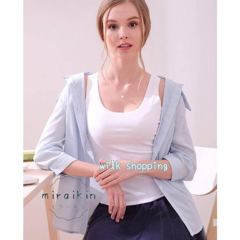 タンクトップ レディース 夏 インナー トップス カットソー 肌着 下着 重ね着 吸汗速乾 抗菌防臭 オールシーズン 安心 安心感 肌触り フィット感 しっかり - 画像 (6)