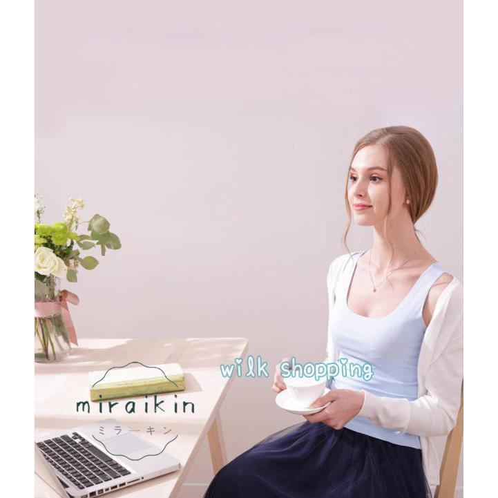 タンクトップ レディース 夏 インナー トップス カットソー 肌着 下着 重ね着 吸汗速乾 抗菌防臭 オールシーズン 安心 安心感 肌触り フィット感 しっかり - 画像 (8)