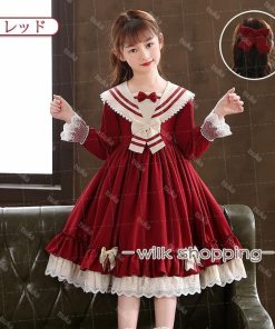 長袖ワンピース ワンピース クリスマス 大きいサイズ ドレス 女装 ジャンパースカート メイド