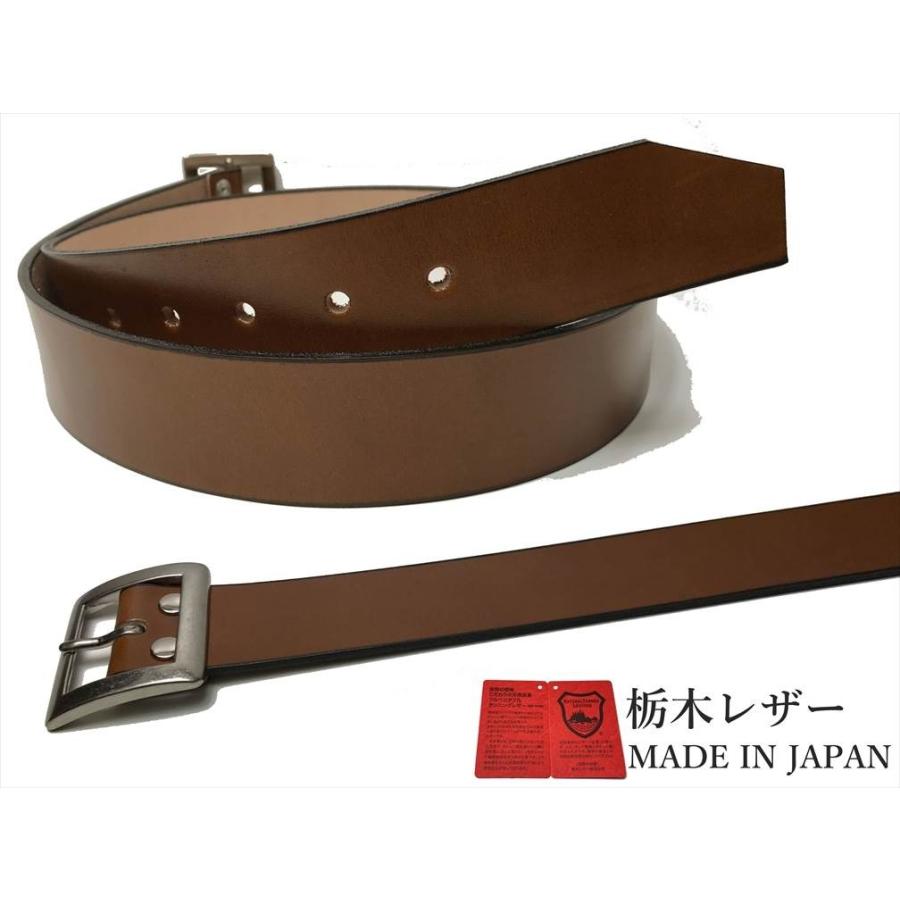ベルト 栃木レザー メンズ 本革 40mm 牛革 固定サイズ 6カラー 2バリエーション 国産 日本製 無地 ム地 カジュアル - 画像 (9)