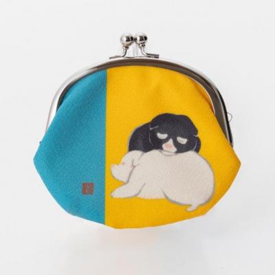 ふるさと納税 京都市 【芸艸堂】中村芳中「仔犬」がま口