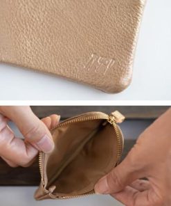 ふるさと納税 和泉市 【コインケース】L字ファスナー 財布 本革 レザー 革 ヌメ革 日本製 【apo-12ns-GL】