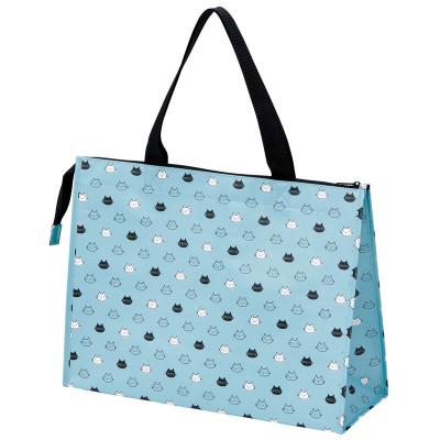 ふるさと納税 奈良市 レジャーシート生地バッグM 【ねこっと】アウトドアにも◎ 677816