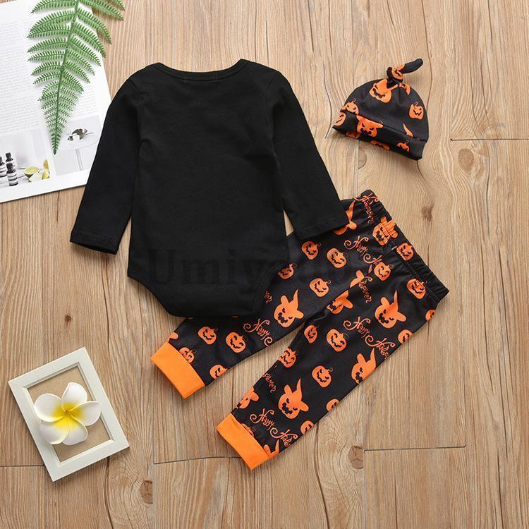 コスプレ 子供 コスチューム ベビー 衣装 カバーオール 男の子 女の子 仮装 キッズ 子供服 なりきり お化け かぼちゃ - 画像 (2)