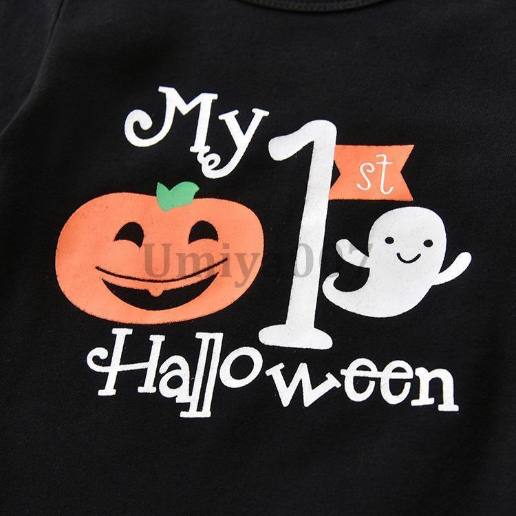 コスプレ 子供 コスチューム ベビー 衣装 カバーオール 男の子 女の子 仮装 キッズ 子供服 なりきり お化け かぼちゃ - 画像 (4)