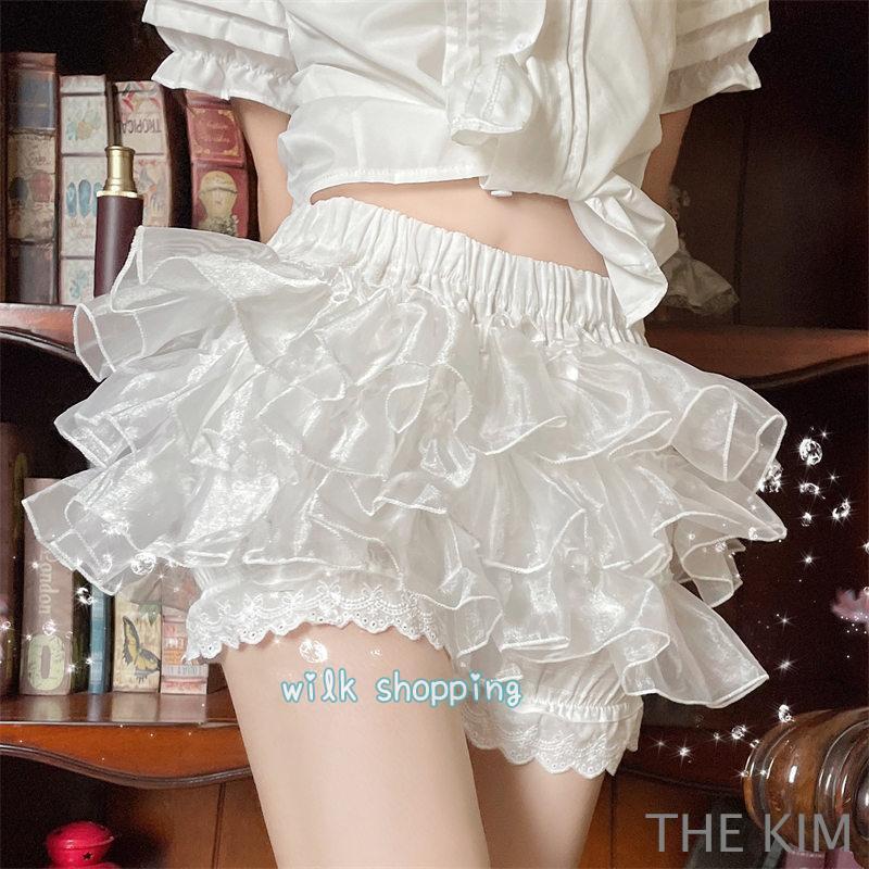 パニエ スパッツ 可愛い インナーパッツ 仮装 イベント パーティー 衣装 プリンセス ボリュームアップ 演出 ふわふわ 舞台 - 画像 (2)