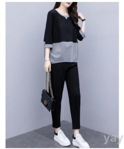 セットアップ レディース 春夏 半袖 5分袖シャツ カットソー スウェット スポーツウェア ルームウエア 九分丈パンツ パーカー 部屋着 ジャージ カジュアル