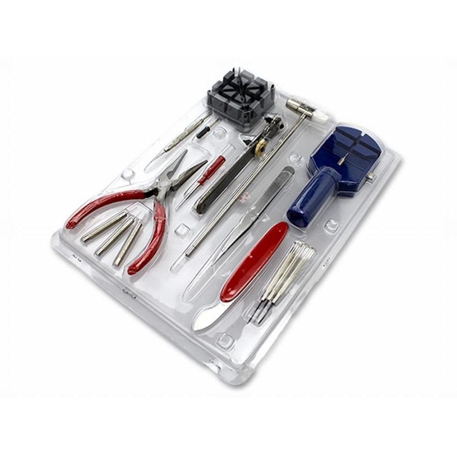 送料無料 腕時計工具セット 16点 時計修理 メンテナンス 電池交換用 - 画像 (7)