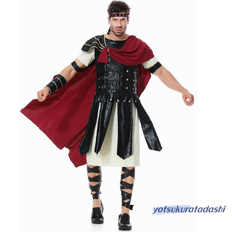 仮装 クリスマス スパルタ勇士コスプレパフォーマンスコスチューム ローマグラディエーター衣装