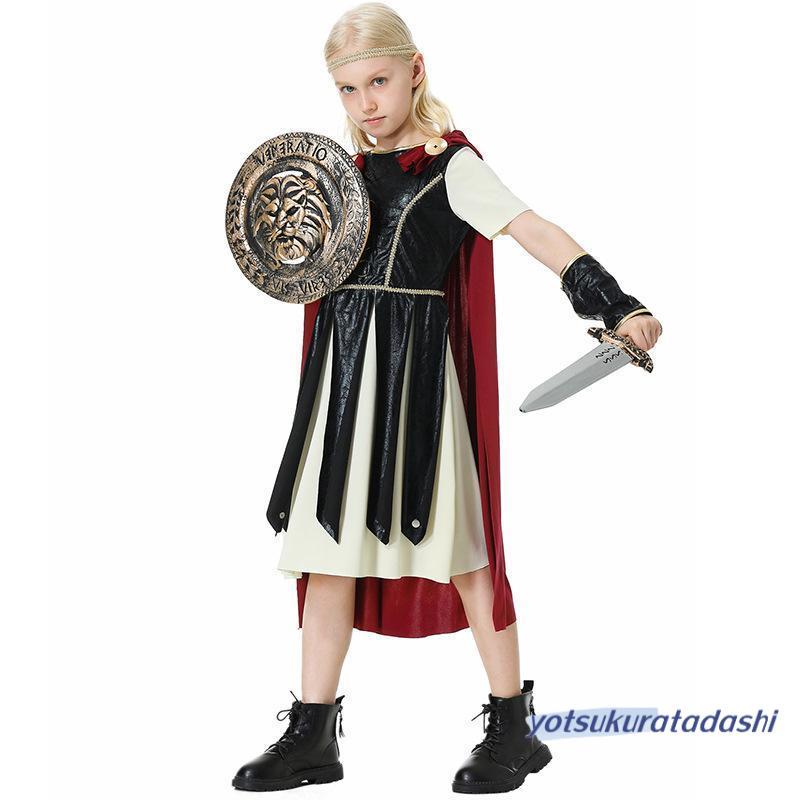 仮装 クリスマス スパルタ勇士コスプレパフォーマンスコスチューム ローマグラディエーター衣装 - 画像 (6)