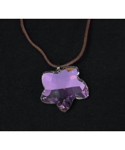 SWAROVSKI ■新品同様■ スワロフスキー 877255 クリスタルガラス ネックレス ペンダント アクセサリー ブラウン系×ピンク系 DJ2274