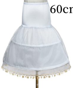 【大特価】パニエ ホワイト 星飾り インナースカート ボリュームアップ アンダースカート インナー スカート ワンピース 演出 ロリータ用 可愛い