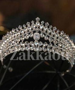 クラウン お嫁さん 披露宴 パーティー 王冠 かんむり プリンセス ウエディング レディース ティアラ 花嫁 発表会 成人式 上質
