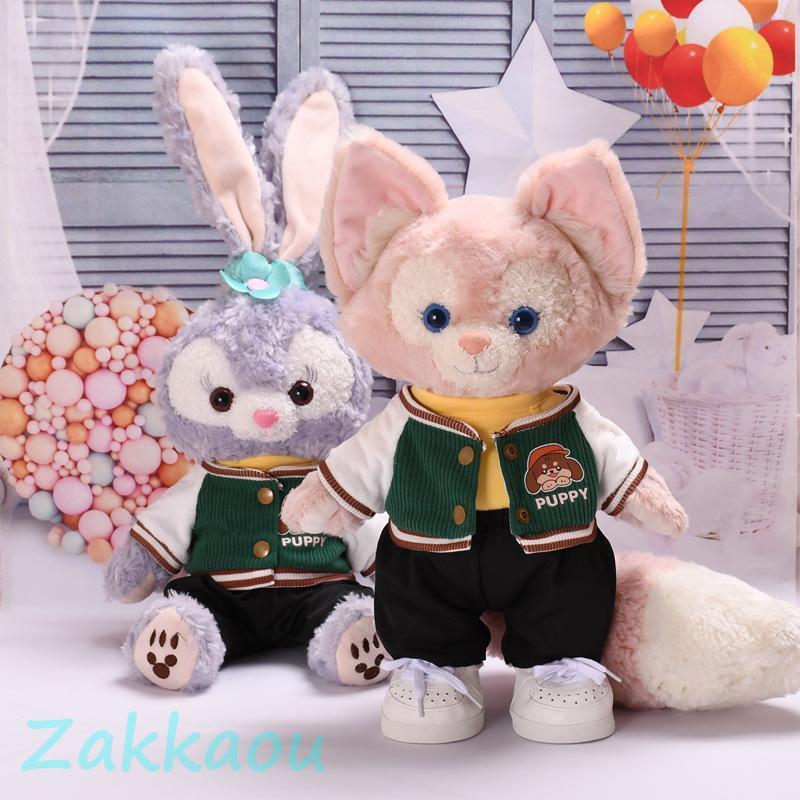 人形の服 30cm 着せ替え 野球ウェア イエローTシャツと黒いズボン 3点セット+靴 ぬいぐるみ用 コスチューム 服 洋服 衣装 Sサイズ - 画像 (2)